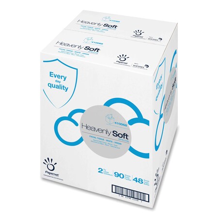 Papernet 2 Ply Facial Tissue, 90 Sheets 410068